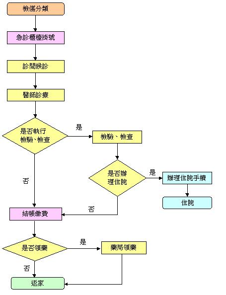 急診就醫流程